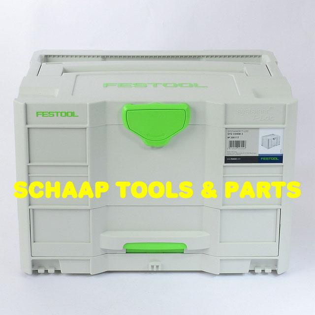Festool Systainer SysSortainer met 1 schuiflade onder systainer TLoc 2